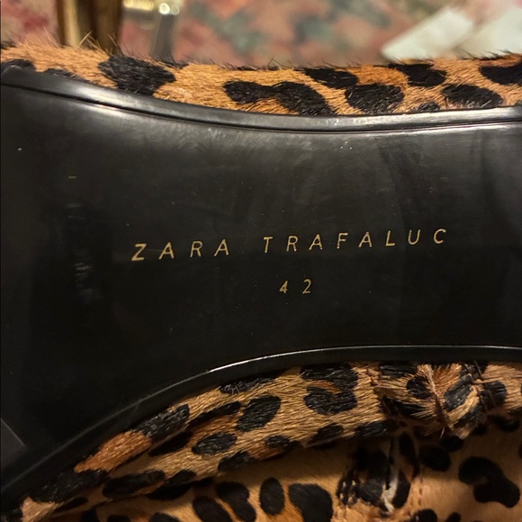 Zara Trafaluc Animal Print Boots - Picture 2 of 5